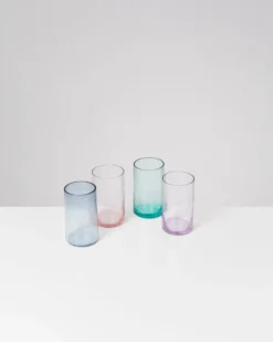 Leiria - Glass riffled purple