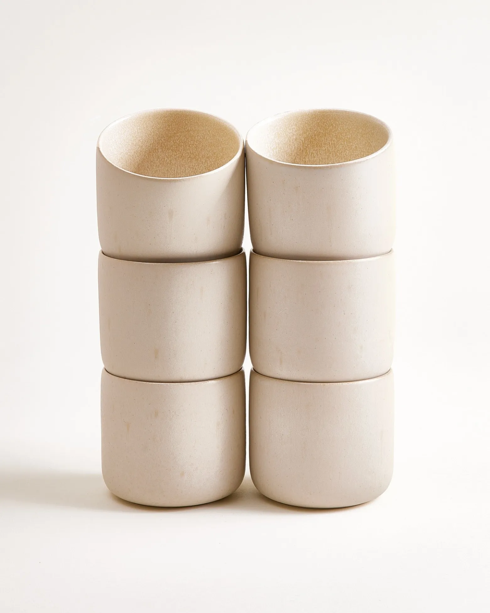 Lorosa Becher groß sand 6er-Set