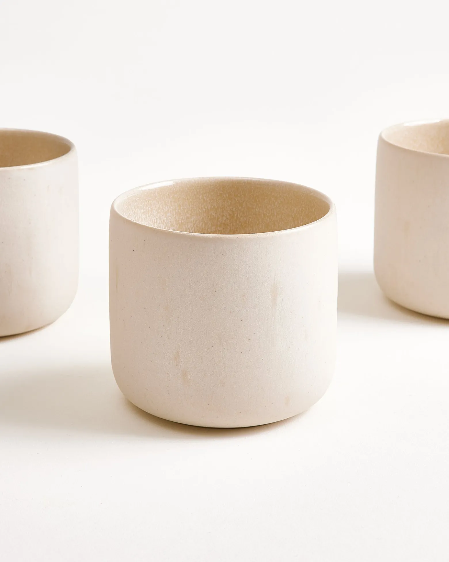 Lorosa - Large cup sand Set of 4