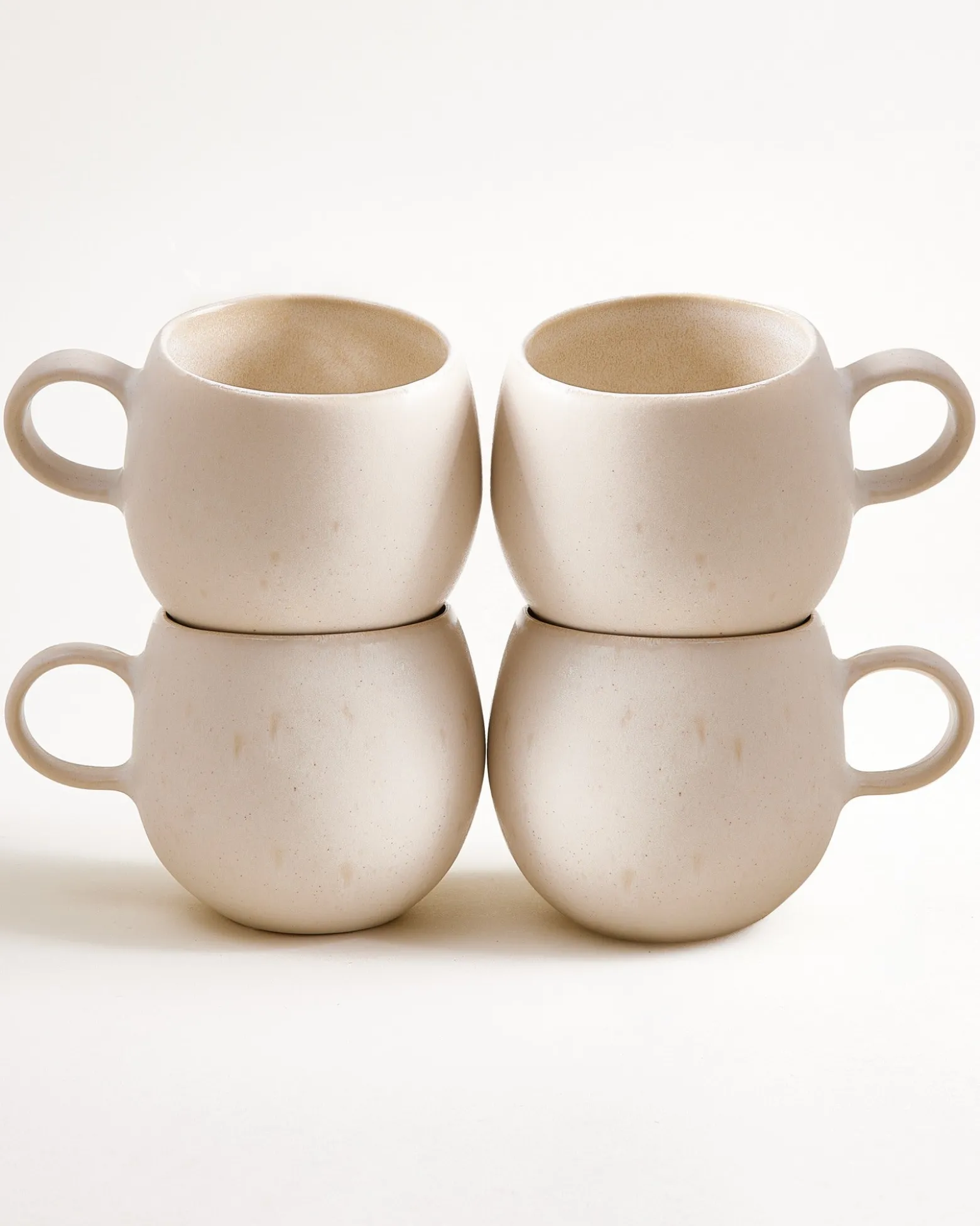Lorosa Tasse groß sand 4er-Set