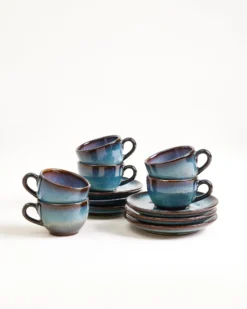 Madeira 6-Piece Set Espresso Cup & Espresso Saucer classic