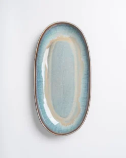 Madeira Servierplatte XL grünblau