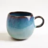 Madeira Tasse groß grünblau