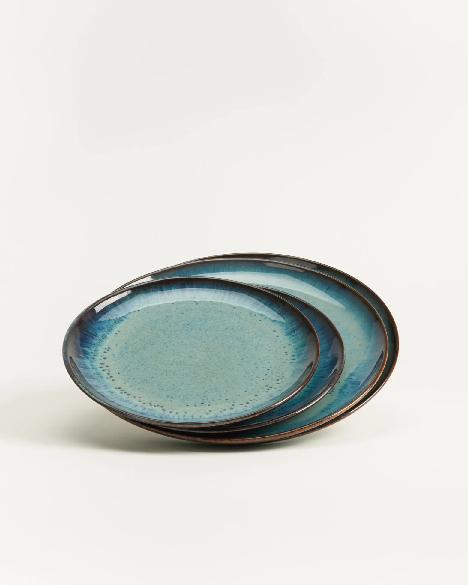 Madeira Teller-Set grünblau 4-teilig