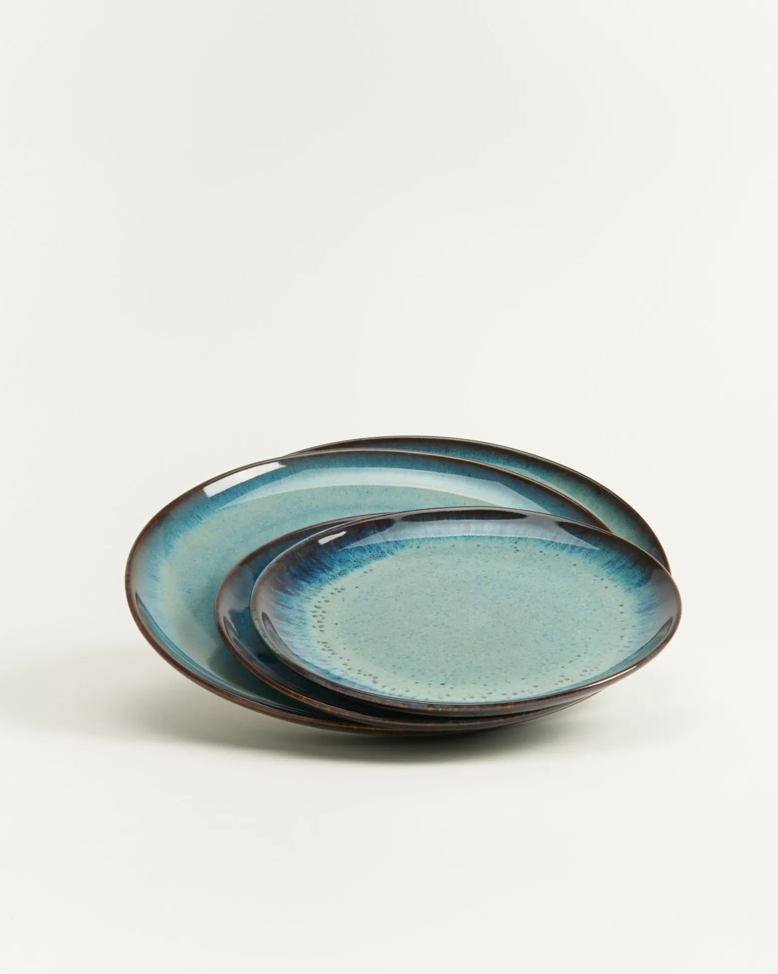 Madeira Teller-Set grünblau 4-teilig