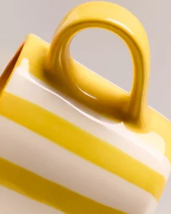 MaM x Isis-Maria Brisa mug yellow white striped