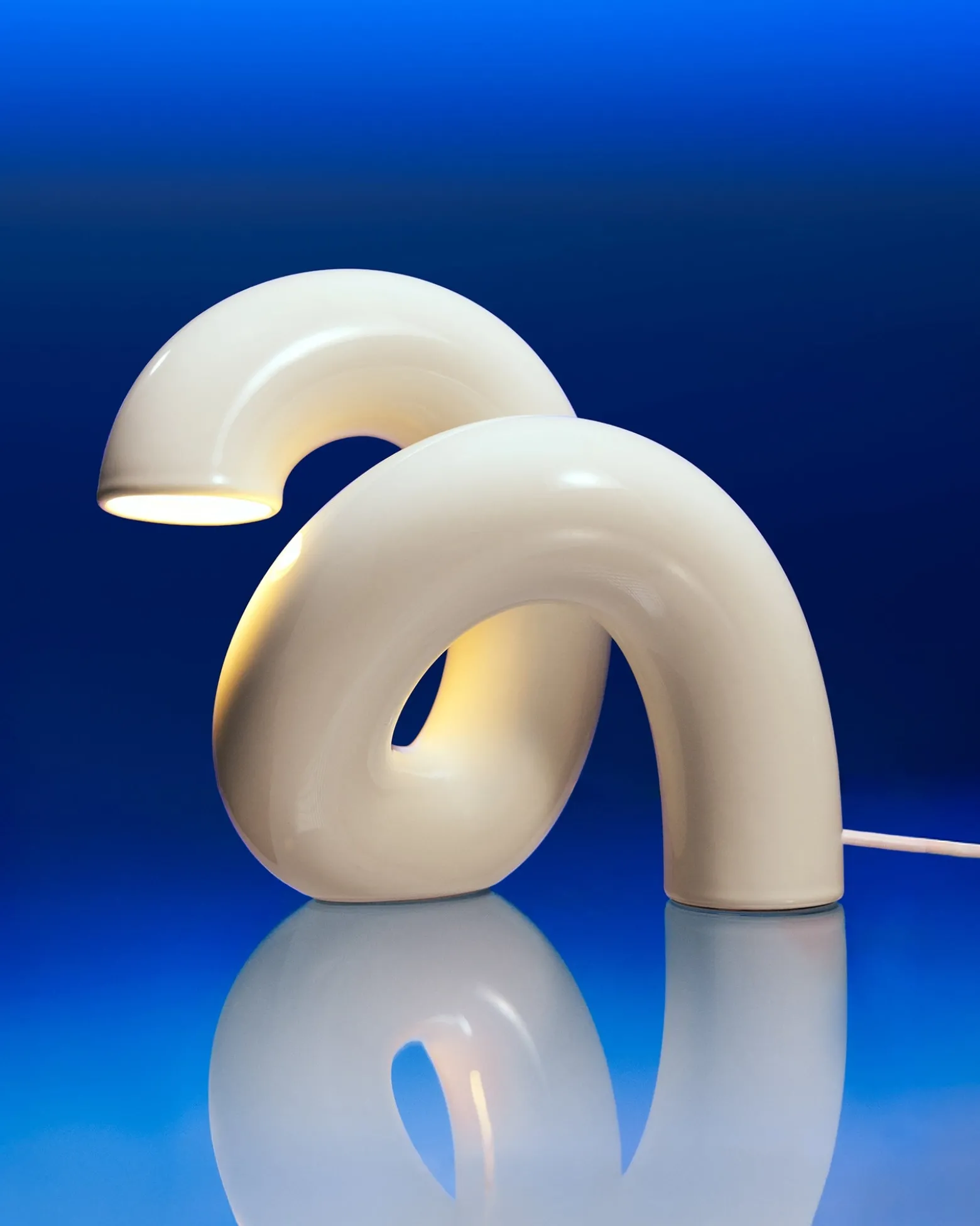 MaM x Ju Schnee - Ceramic lamp off-white