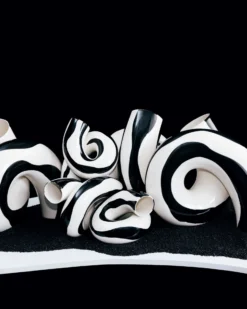 MaM x Ju Schnee - Vase XL black white