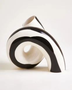MaM x Ju Schnee - Viparita Vase L black white