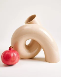 MaM x Ju Schnee Viparita vase L cappuccino