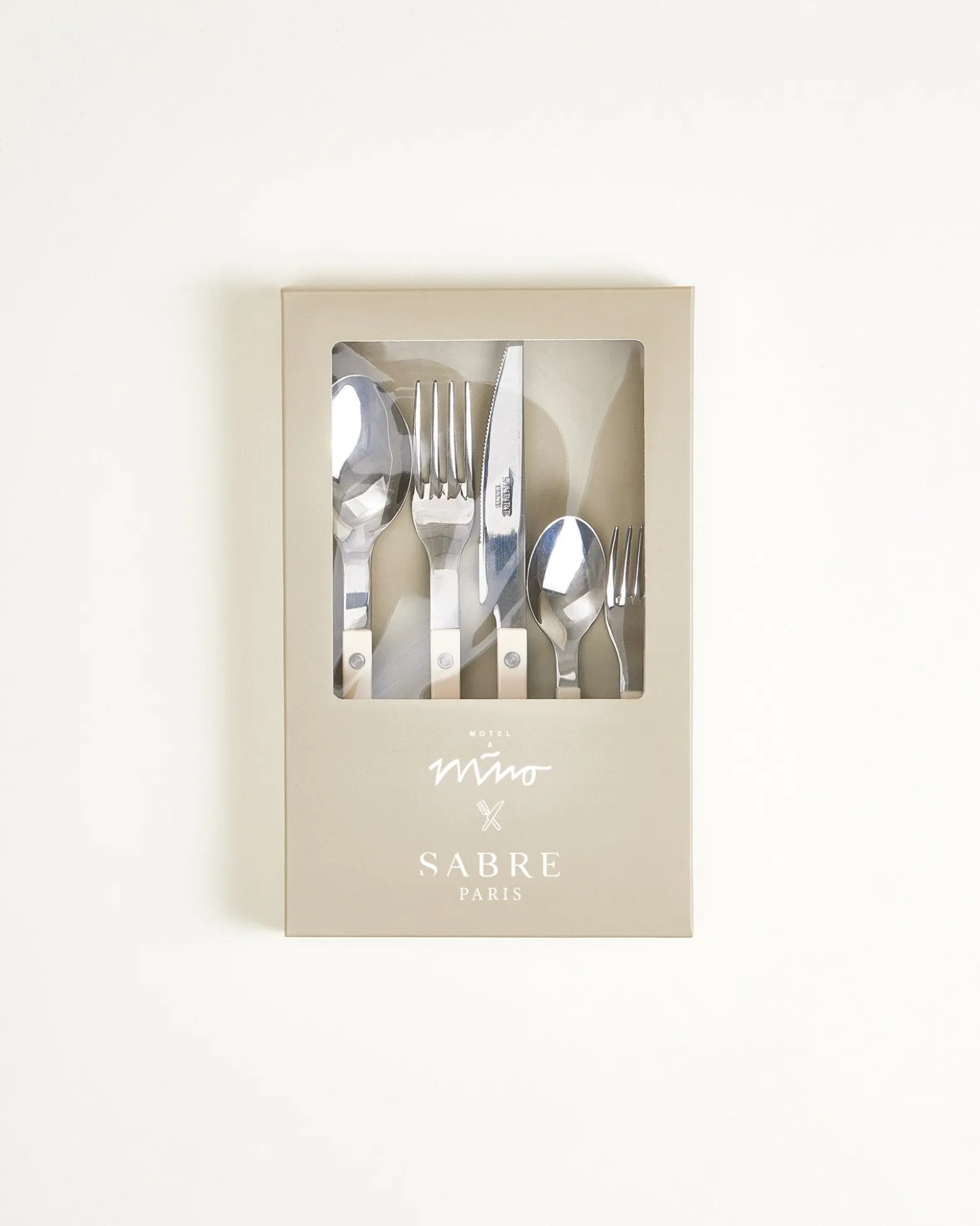 MaM x Sabre Paris - Cutlery Set of 5 off-white blue