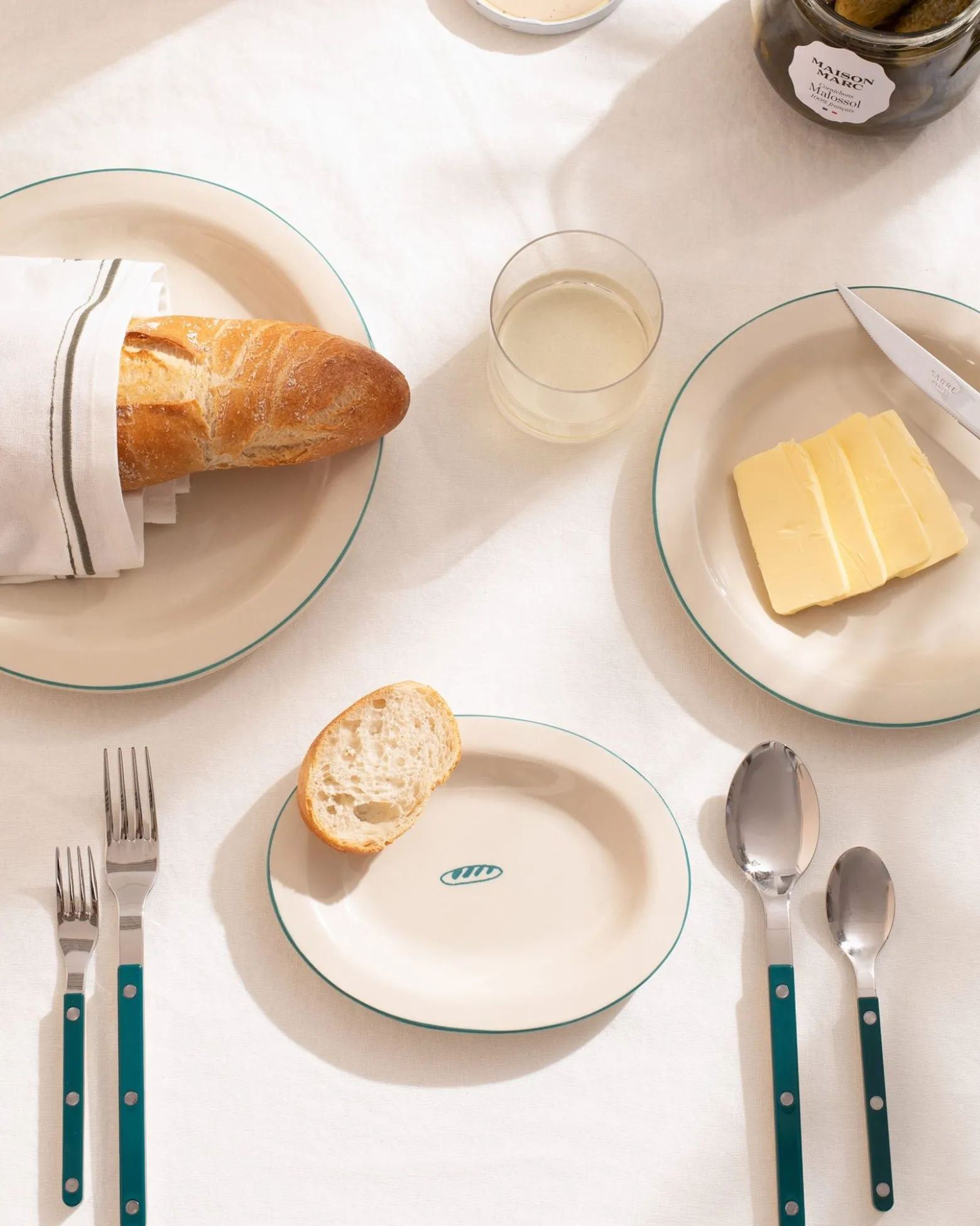 MaM x Sabre Paris - Small plate dark green