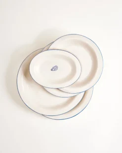 MaM x Sabre Paris Teller-Set blau 5-teilig