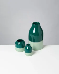 Marisa vase - darkgreen sage