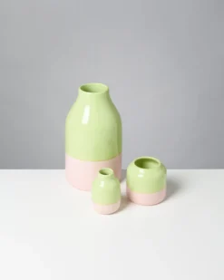 Marisa vase - lime rose