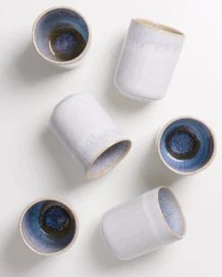 Melides Becher groß stoneblue 6er-Set