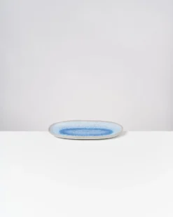 Melides Servierplatte M stoneblue