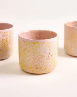 Nódoa - Cup large pink speckled