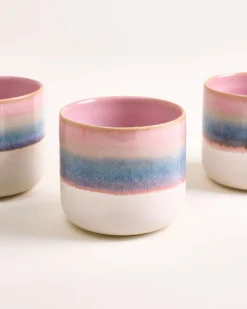 Nódoa - Large cup dipped pink blue