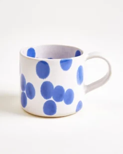 Nódoa - Large mug dotted blue