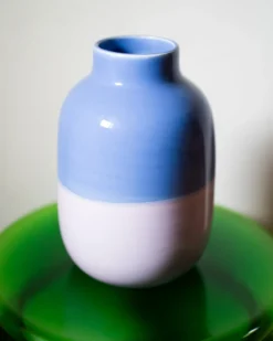 Nuno Vase L - cornflower lilac