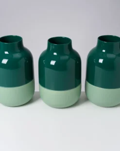 Nuno - Vase L dark sage green