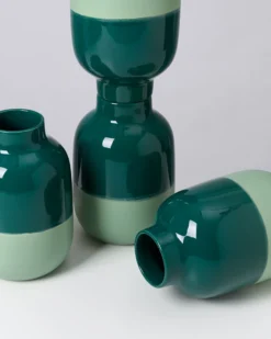 Nuno Vase M darkgreen sage
