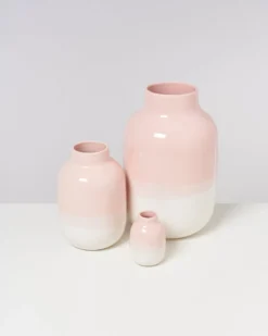 Nuno vase M - pink