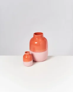 Nuno vase S - rose coral
