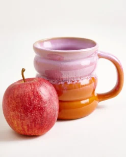 Ombra - Large mug Bubble pink orange
