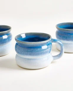 Ombra - Small mug Bubble dark blue light blue