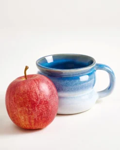Ombra Tasse klein bubble dunkelblau hellblau 4er-Set