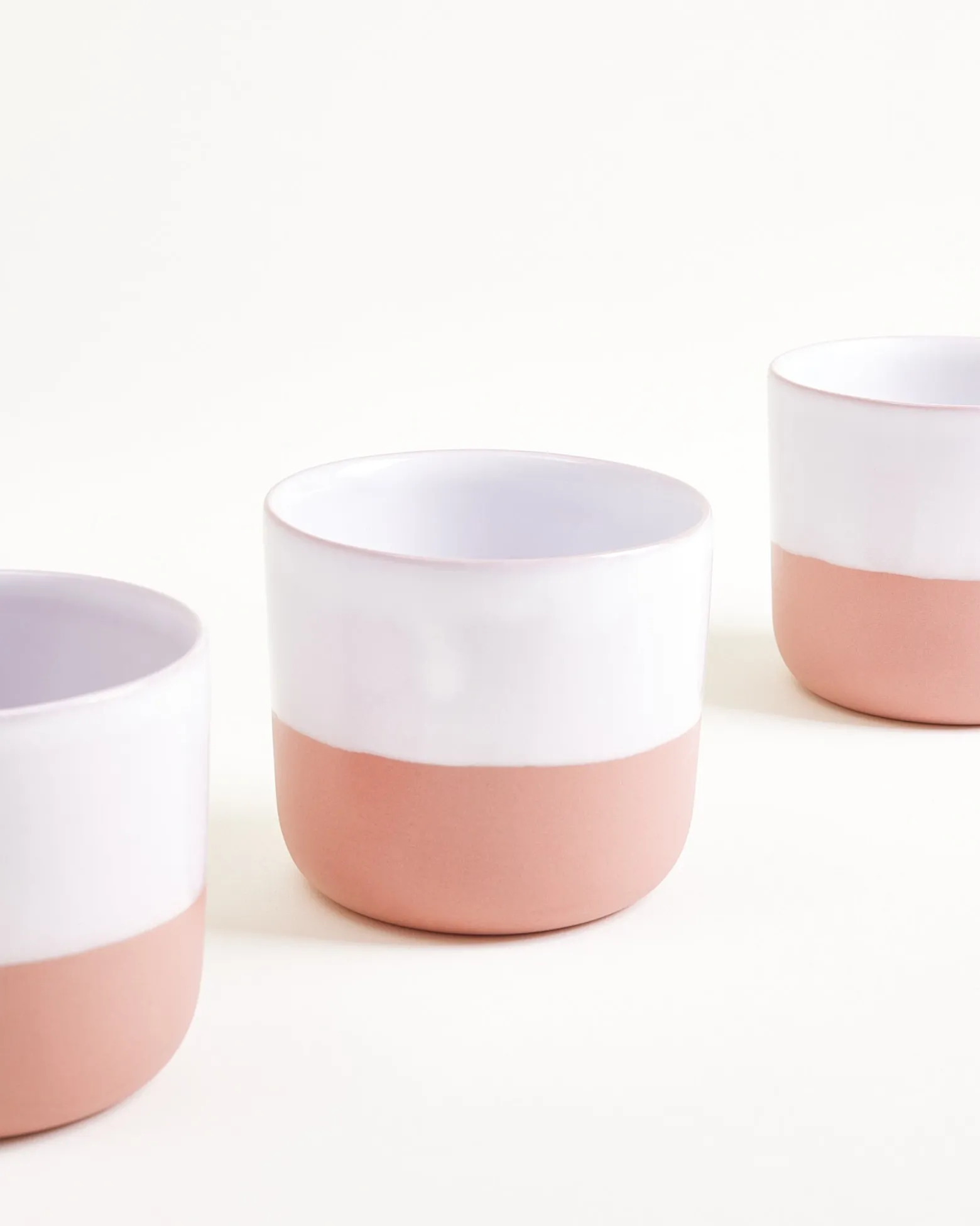 Seda Becher klein rosé weiß 6er-Set