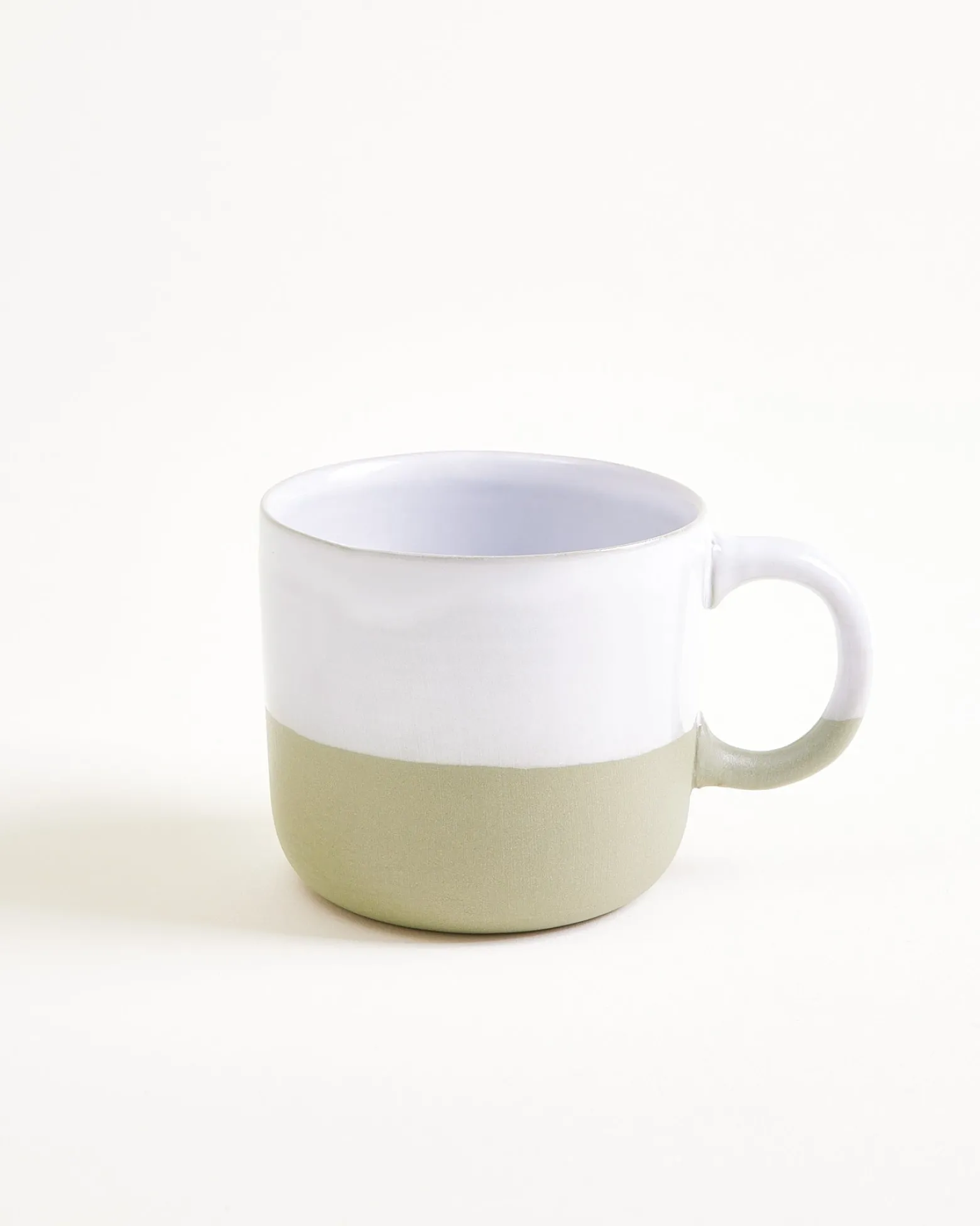 Seda - Mug small sage green white