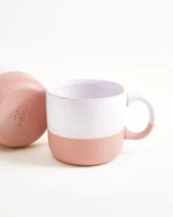 Seda Tasse klein rosé weiß 6er-Set