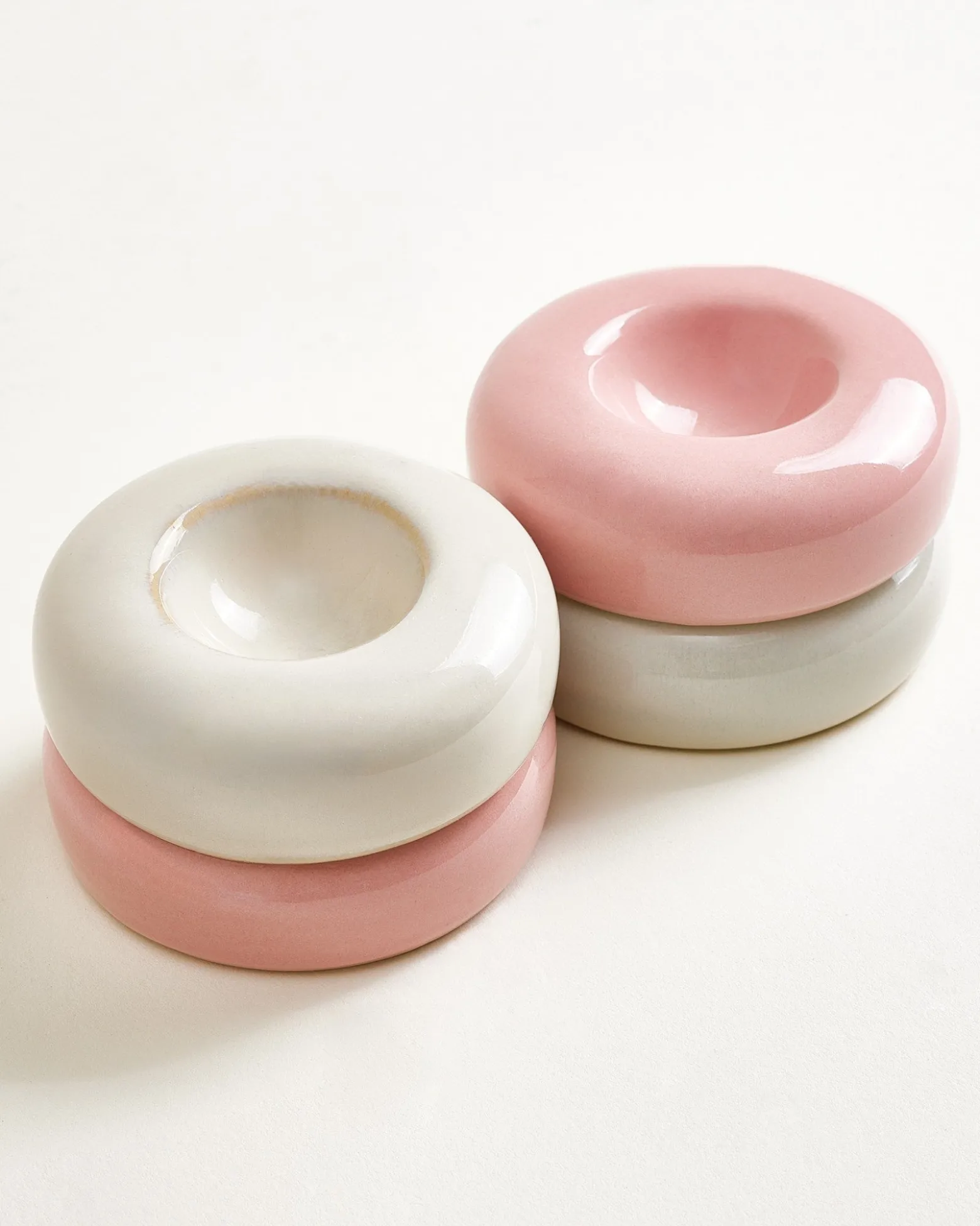 Seia Egg Cups, Pink Sand, Set of 4