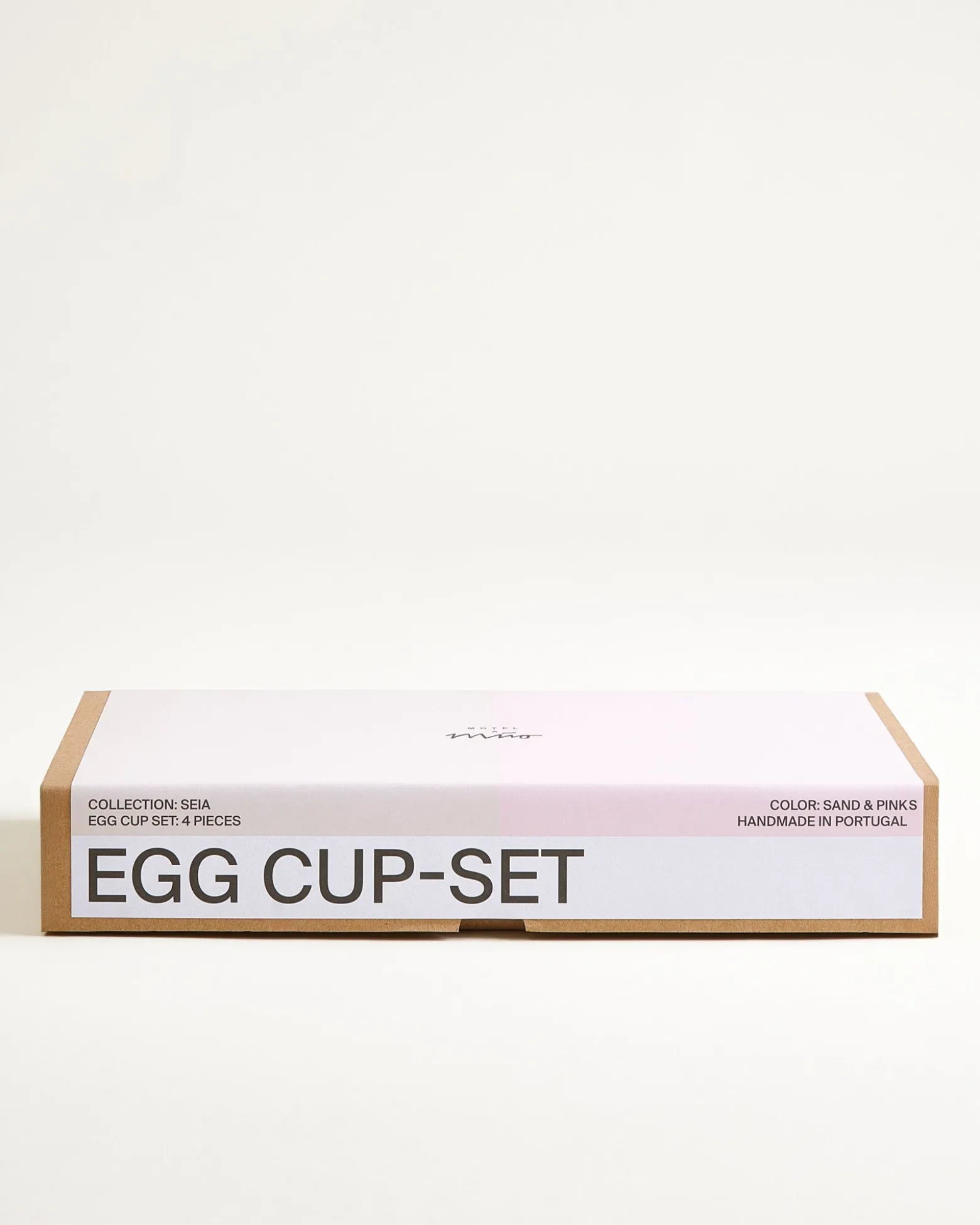 Seia Egg Cups, Pink Sand, Set of 4
