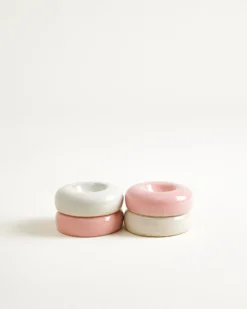 Seia Egg Cups, Pink Sand, Set of 4