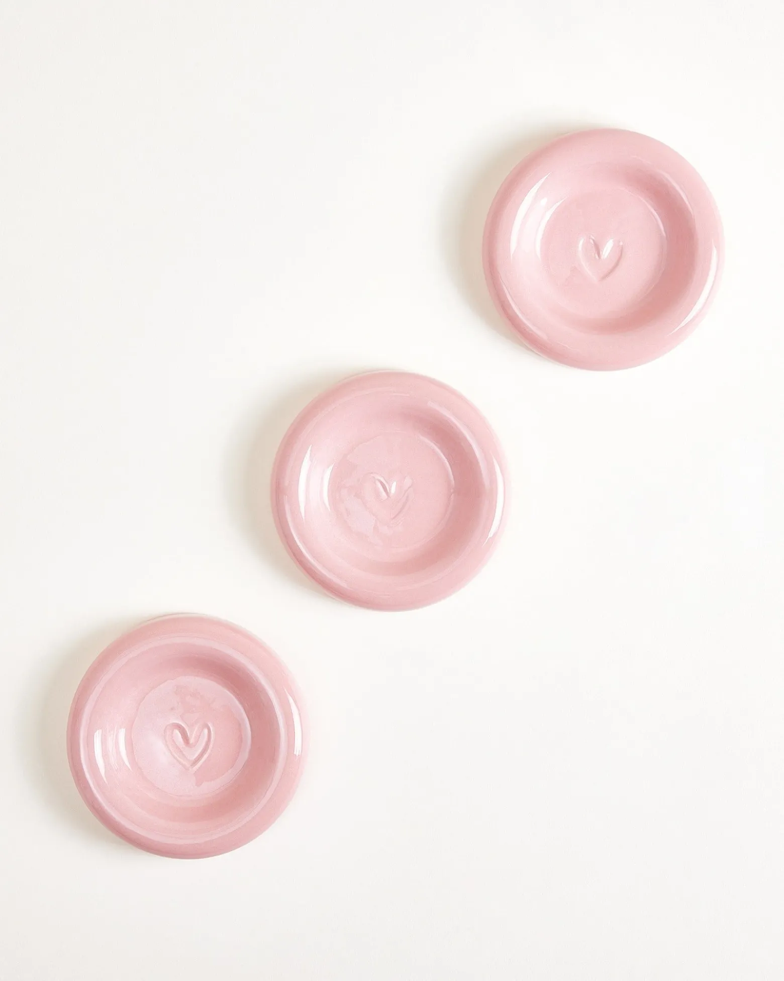 Seia Espressotasse & Espressountertasse Herz rosa
