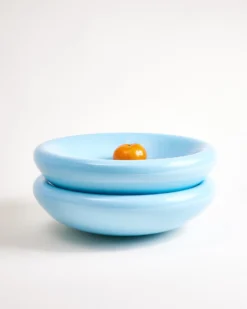 Seia - Fruit bowl light blue