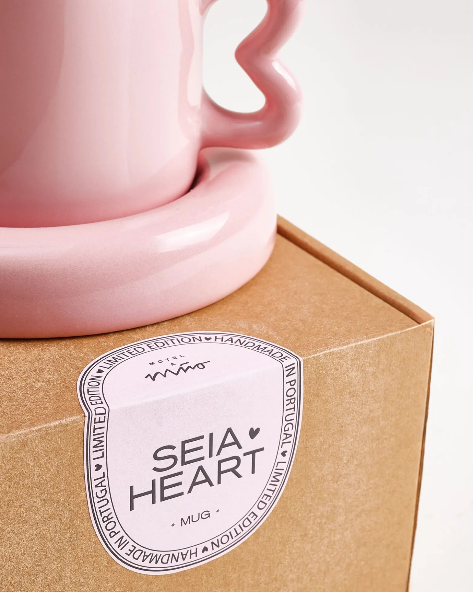 Seia Geschenk-Set Herz rosa burgund 3-teilig