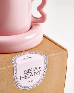 Seia Geschenk-Set Herz rosa 3-teilig