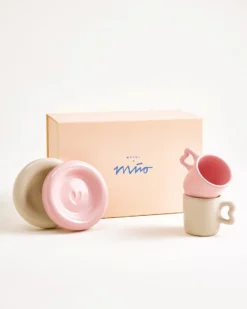 Seia Gift Set Espresso Pink Sand, 5-Piece