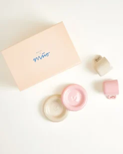 Seia Gift Set Espresso Pink Sand, 5-Piece