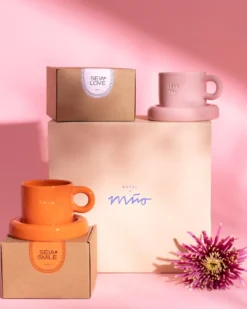 Seia - Gift set Love Smile pink orange 3 pieces