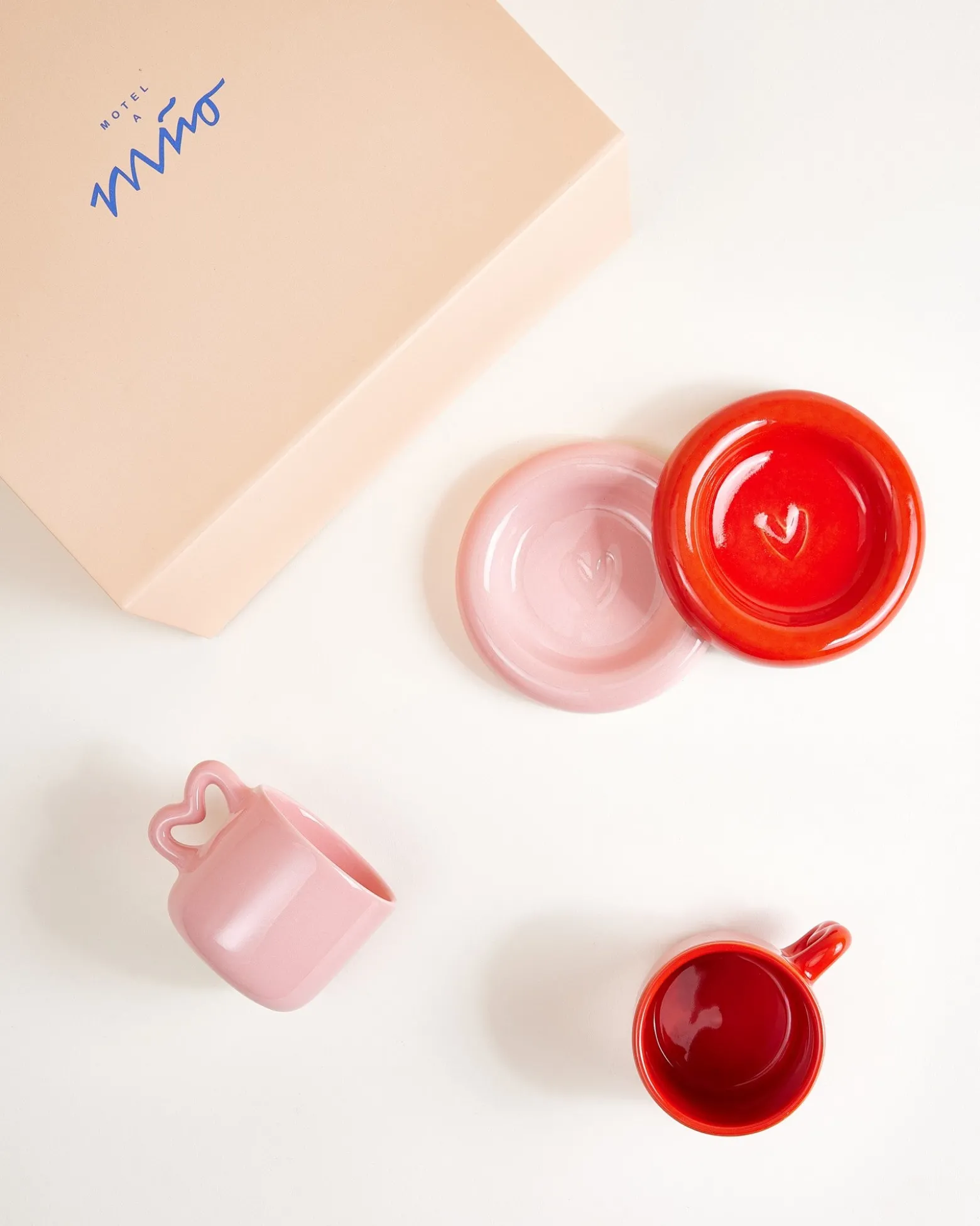 Seia Gift Set, Pink and Red, 5-Piece