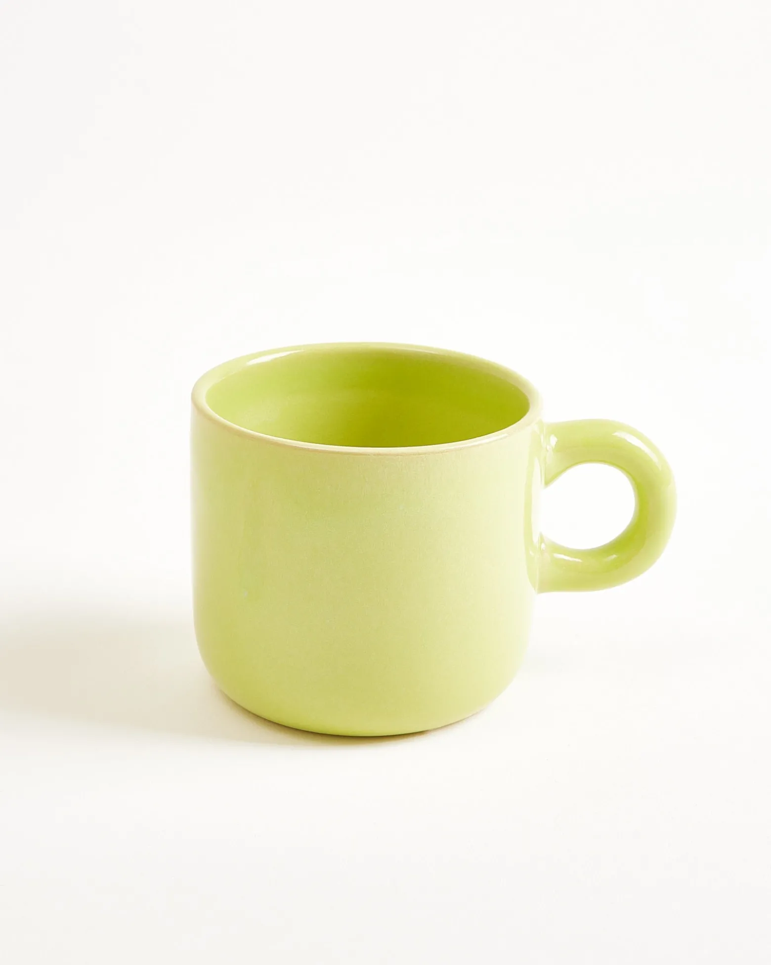 Seia mug & saucer lime