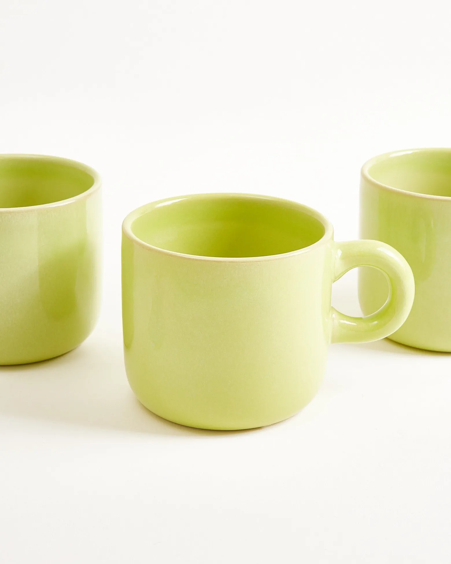 Seia mug & saucer lime