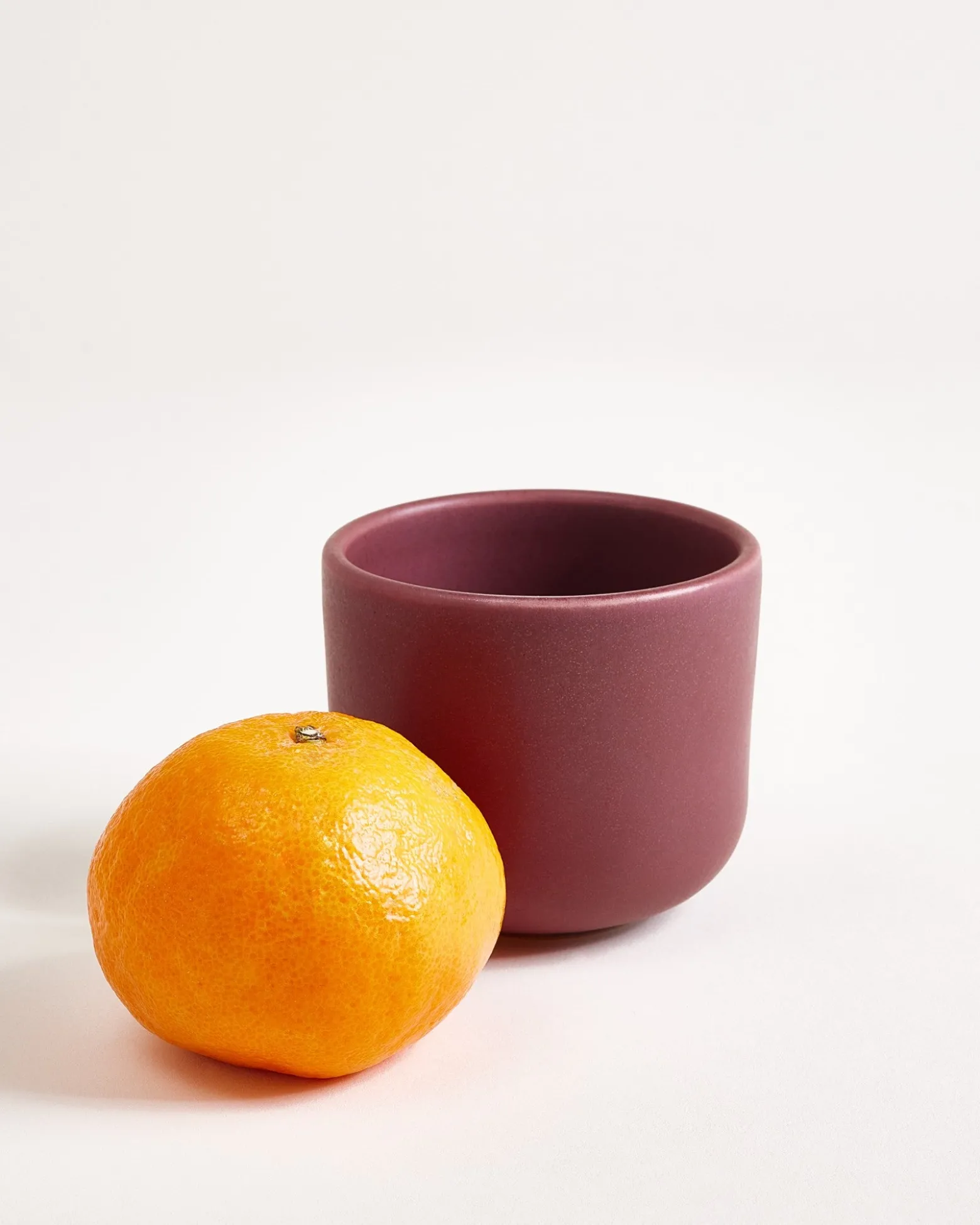Sereno - Set of 4 cups small burgundy