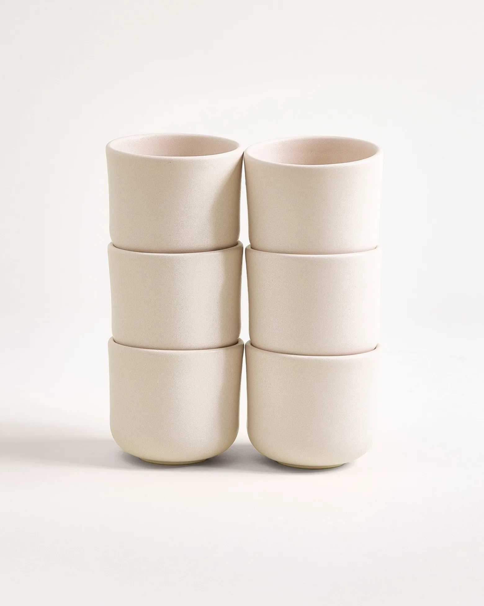 Sereno - Set of 6 cups small sand